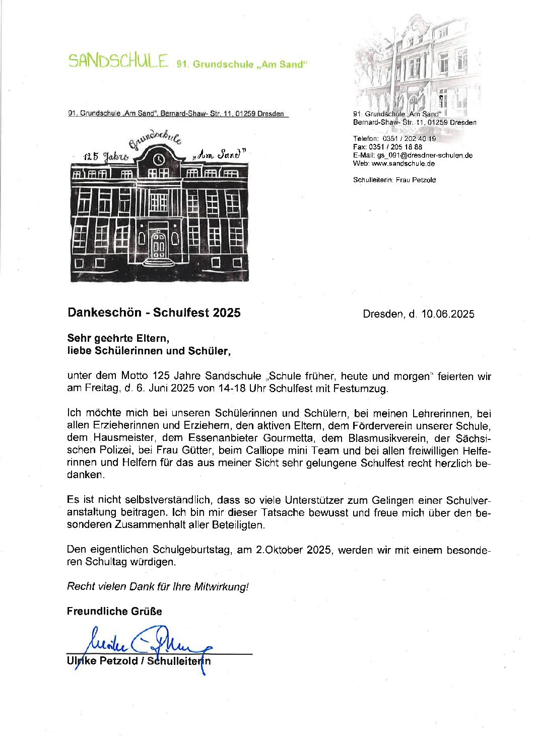 Wir sagen Danke!